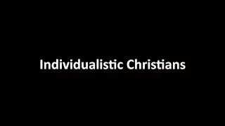 Individualistic Christians - Zac Poonen Clips