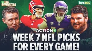 NFL Week 7 Betting Predictions & BETS for EVERY NFL Game! NFL Expert Picks | The Favorites Podcast