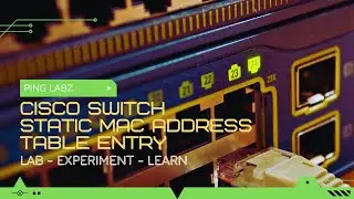 Static MAC address table entry on Cisco switch