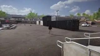 Ollie from roof to a 9 stair rail