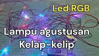 Cara membuat lampu kelap kelip agustusan