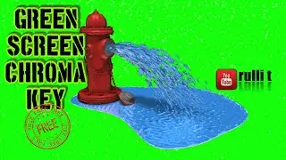 Green Screen - WATER HYDRANT animation
