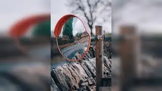 Curve in the Road Mirror