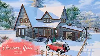CHRISTMAS HOUSE 2018 Sims 4 || Speed Build || Simsbiosis