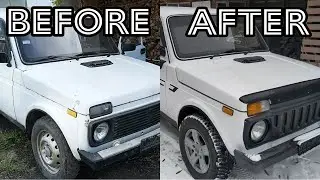 Restoration of the Soviet RUSTY NIVA VAZ-21213 produced in 2000. Second life of a car!