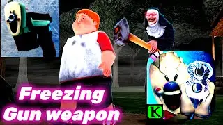 Ice Scream 8 Weapon Rod Face Mask Freezing Gun | Ice Scream Chapter 8 | Ice Scream 8 Final Chapter