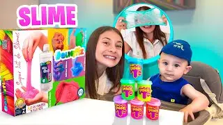 PRIMEIRA VEZ DO MEU IRMÃO FAZENDO SLIME! - BIANKA