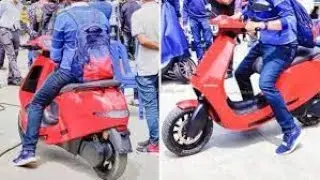 OLA Electric bike Test ride video in india.