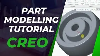 PTC CREO PARAMETRIC 7.0 | How to Bolt Full Part Design Modelling Beginner Tutorial Guide