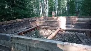 Как построить избушку в лесу.  Часть 1.