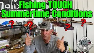 How to Bass Fish in TOUGH Summertime Conditions!! (NEED to Know!)