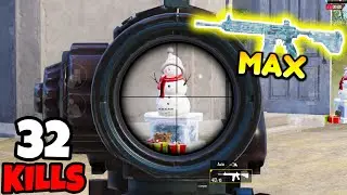 First Time Using MAX M416 Glacier in BGMI • (32 KILLS) • BGMI Gameplay