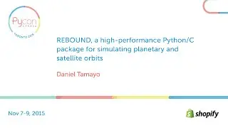 REBOUND, a high-perf Python/C package for simulating planetary & satellite orbits (Daniel Tamayo)