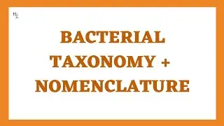 Bacterial Nomenclature | Bacterial Taxonomy | Bacteria Names