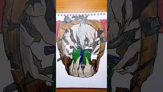 Рисую по списку всех аниматроников из FNaF. Часть_109 Прототип Глэмрок Фредди. 