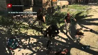 Assassins Creed IV Freedom Cry - Laying The First Brick: Liberate Slaves, Break Guard w Machete PS4