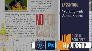How to copy and paste with the Lasso Tool for a quick and easy way to work with alpha sheets.