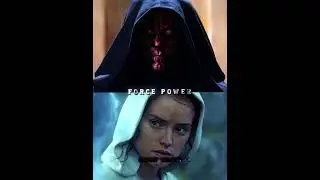 Darth Maul vs Rey Palpatine (Canon) #starwars #starwarsedit