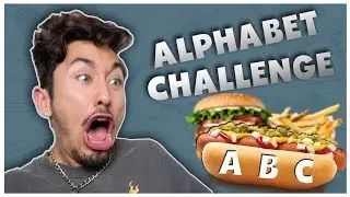 Letting The Alphabet Decide What i Eat For 24 Hours... (IMPOSSIBLE FOOD CHALLENGE)