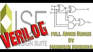 Full Adder By Using Verilog codeing In Dataflow Modeling
