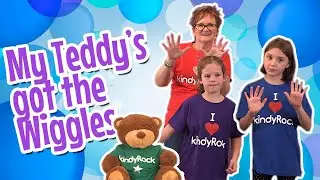My Teddy's Got the Wiggles. Favourite Teddy action song from kindyRock - great songs for kids!