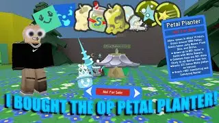 I BOUGHT THE OP PETAL PLANTER | Bee Swarm Simulator |