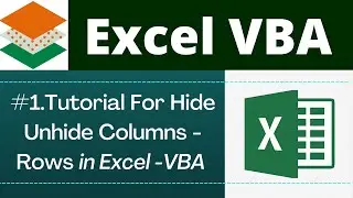Hide column & Rows based on cell value in Excel By VBA Macro | Excel Hide Rows | Excel Hide Columns