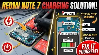 Redmi note 7 charging solution with Daigram || note 7 fack charging solution 