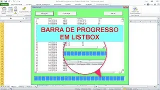 Progress Bar in Listbox of Excel VBA Form