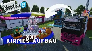 LS22 Die Größte Kirmes Aller Zeiten beginnt ! / Letzter Aufbau Tag / #ls22 #ls22mods