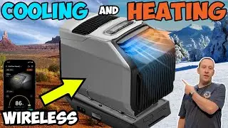 Battery Powered Air Conditioner & Heater! ~ EcoFlow Wave 2 Setup and Test