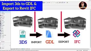 Steps to Import 3ds to GDL file and Export to Revit IFC format | Archicad tutorial 2022 | rkvideo1 |