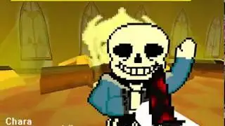 UNDERTALE YABTS FIGHT SANS