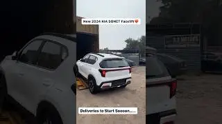 New 2024 KIA SONET Facelift Launched❤️‍🔥 #kia #kiaindia #kiasonet #kiasonet2024 #ytshorts #shorts