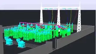 33kV AIS Substation 3D walk through