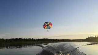 Парашют первый полет в АМГЕ ✊😂👍 Активный отдых😎
