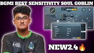 BGMI BEST SENSITIVITY CODE BY SOUL GOBLIN SENSITIVITY SETTINGS// SOUL GOBLIN CONTROL CODE 4 FINGER