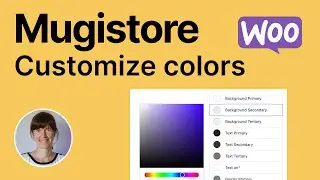 Customize colors - WooCommerce block theme Mugistore