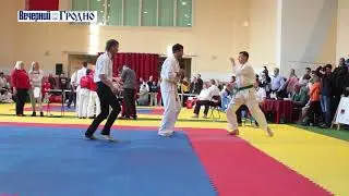 Отрезки из боёв гродненских спортсменов Андрея Мармыша и Игоря Белевича