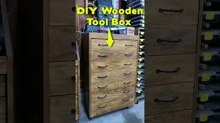Seven Drawer Roll Around Tool Cabinet   #diy
