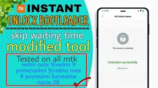 Instatly Unlock Bootloader In Redmi Note 9 or Redmi 9 prime | Unlock Bootloader in Any MTK phone