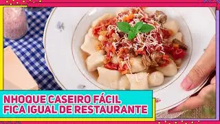 Como fazer O NHOQUE DE BATATA MAIS FÁCIL DO MUNDO | Receitas de Minuto 782