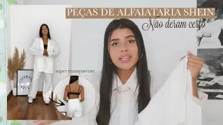 PEÇAS da SHEIN que NÃO deram CERTO | peças de alfaiataria