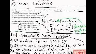 Linear Programming: Part 06: Standard Maximization Problems, Feasible Vectors, Slack Variables