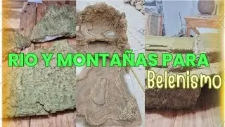 RIVER AND MOUNTAINS FOR NATIVITY SCENES (MODEL) #nativity #crib #nativityscene