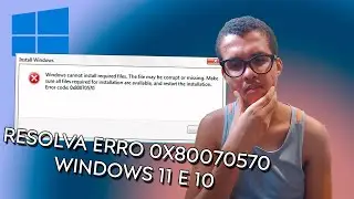 Error 0x80070570 when formatting and installing Windows 11 and 10.