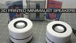 3D Printed minimalist Modern Speakers