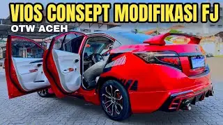 VIOS🔴RED MICA CONSEPT FJ‼️PESANAN ACEH🚙🔥💨💨💨🏁🏁😄✌️✌️