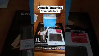 Ensamble de computadora Core i3 🖥️💻 #window #windows10 #gigabyte #intel #kingston