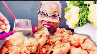Captain Steve's Fried Seafood Mukbang Eating show with Carters Eat ft. Carter Sauce